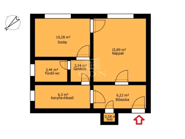 Eladó lakás Miskolc 42 nm