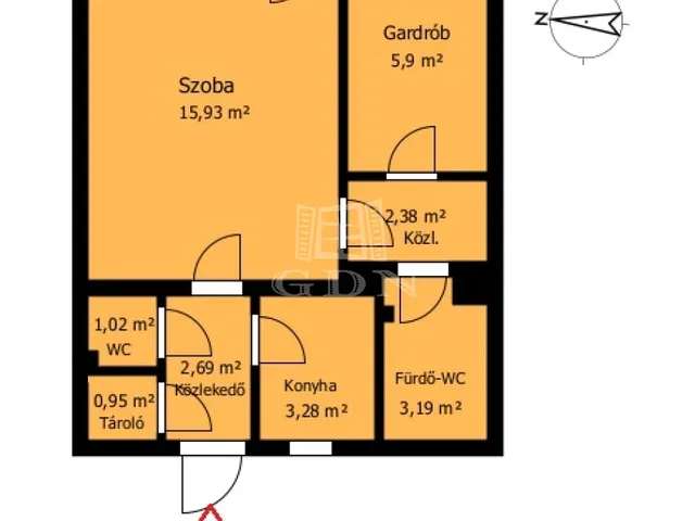 Eladó lakás Miskolc, Selyemrét 34 nm