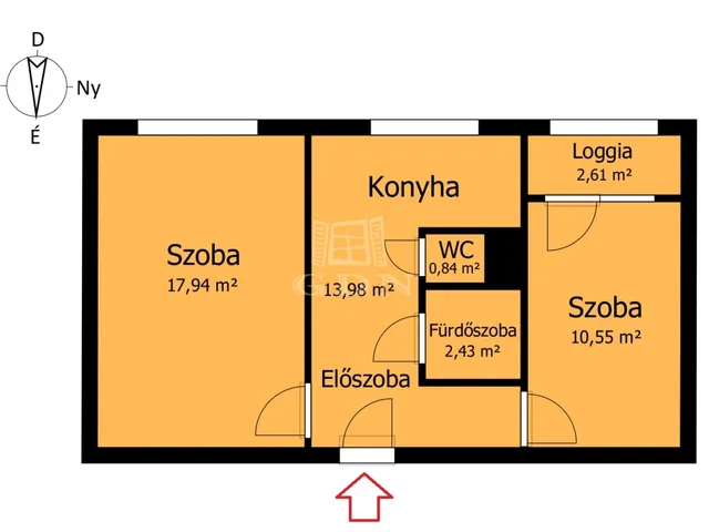 Eladó lakás Miskolc, Győri kapu 47 nm