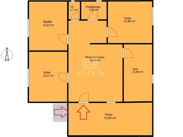 Eladó ház Hejőpapi 117 nm