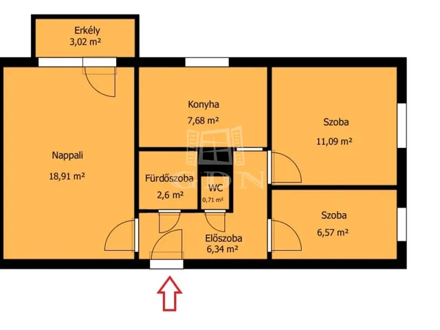 Kiadó lakás Miskolc, Avas 55 nm