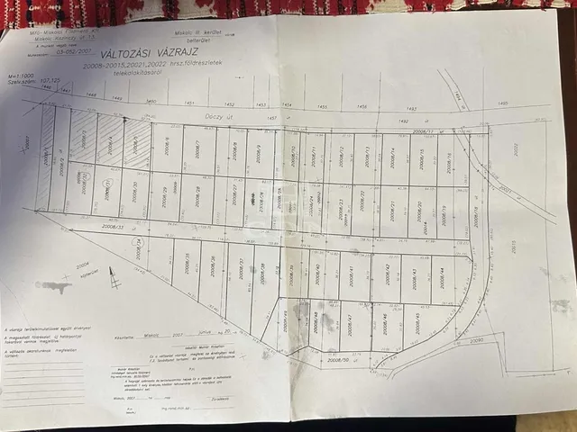Eladó telek Miskolc, Bodótető 732 nm