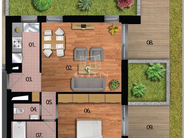 Eladó lakás Budapest XI. kerület, Kelenvölgy 50 nm