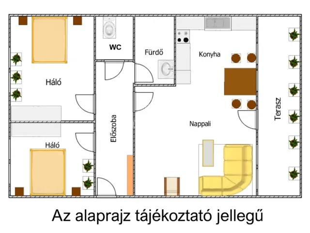 Eladó lakás Százhalombatta 60 nm