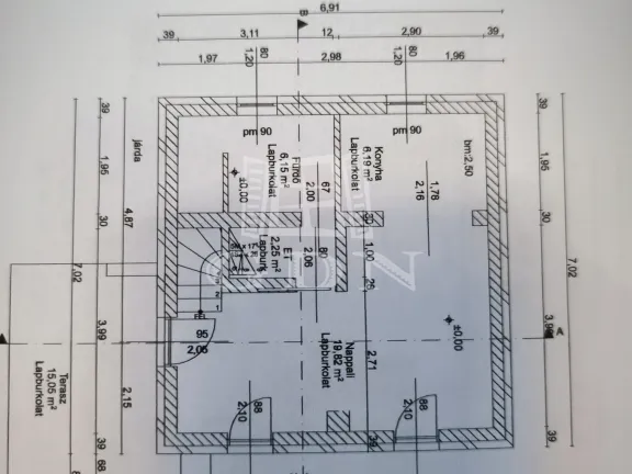 Eladó ház Szigetmonostor, Horány 61 nm