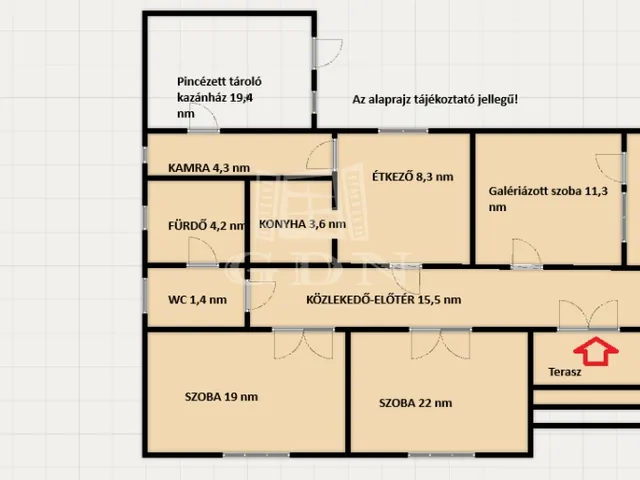 Eladó ház Nógrádsáp 110 nm