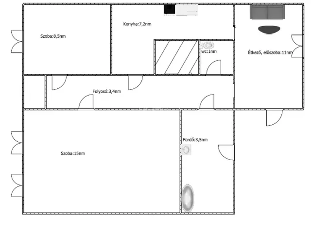 Eladó ház Fót, Fótújfalu 82 nm
