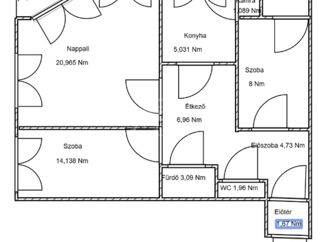 Eladó lakás Budaörs 67 nm