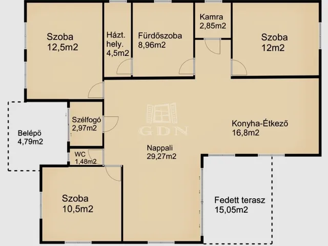 Eladó ház Magyarszerdahely 92 nm