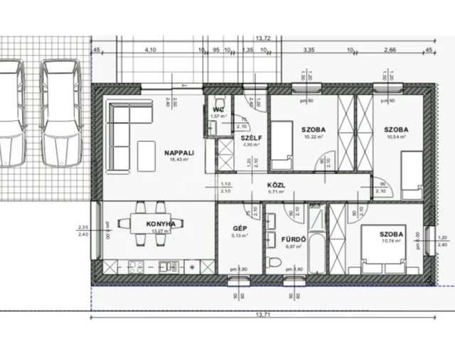 Eladó ház Királyszentistván 70 nm