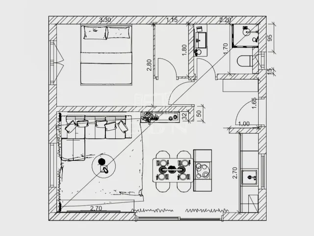 Eladó ház Balatonkeresztúr 42 nm