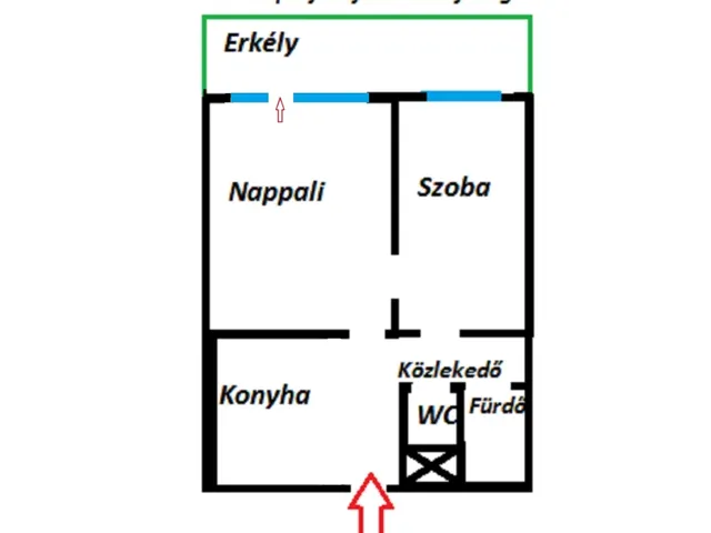 Kiadó lakás Budapest VIII. kerület, Corvin negyed 50 nm