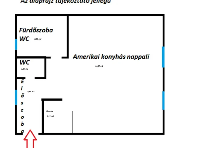 Eladó lakás Budapest IX. kerület 71 nm