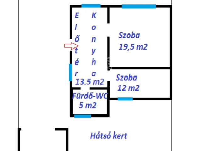 Eladó ház Budapest XX. kerület, Kossuthfalva 50 nm
