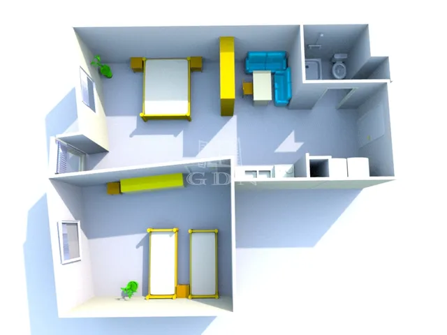 Eladó lakás Budapest VIII. kerület, Corvin negyed 54 nm