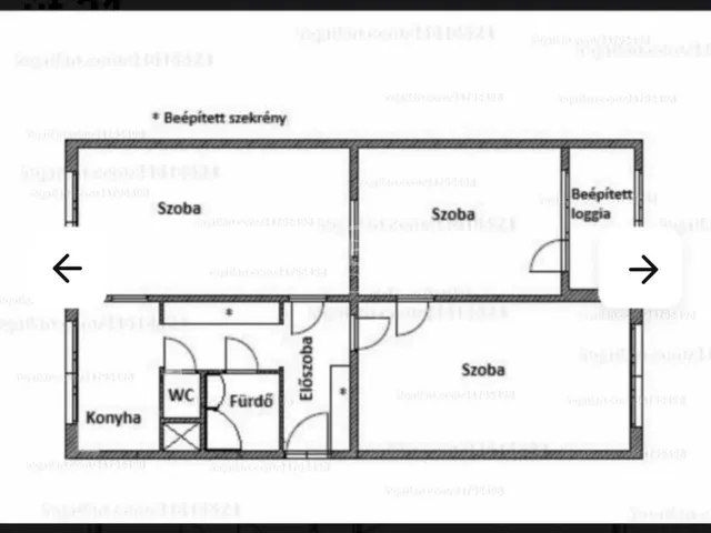 Eladó lakás Budapest III. kerület 65 nm