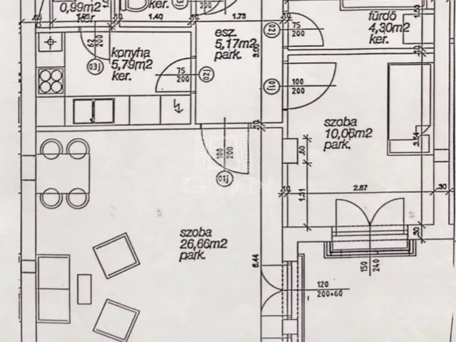Eladó lakás Budapest IX. kerület 54 nm