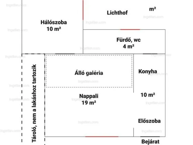 Eladó lakás Budapest VII. kerület 42 nm