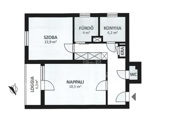 Eladó lakás Budapest XI. kerület 52 nm