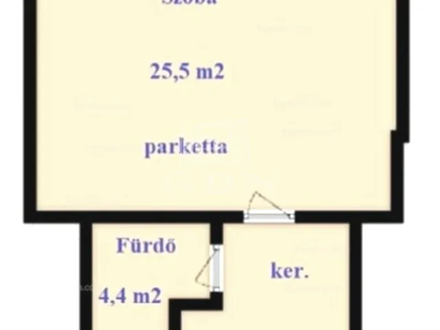 Eladó lakás Budapest II. kerület, Vérhalom 37 nm