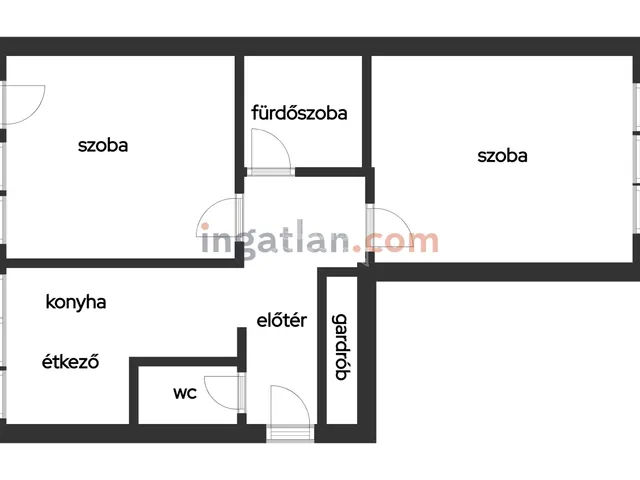 Eladó lakás Budapest XX. kerület 56 nm