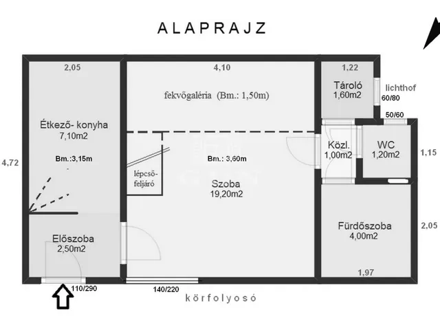 Eladó lakás Budapest VII. kerület 36 nm