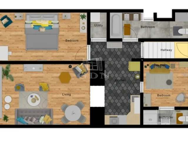 Eladó lakás Budapest XIII. kerület, Újlipótváros 70 nm