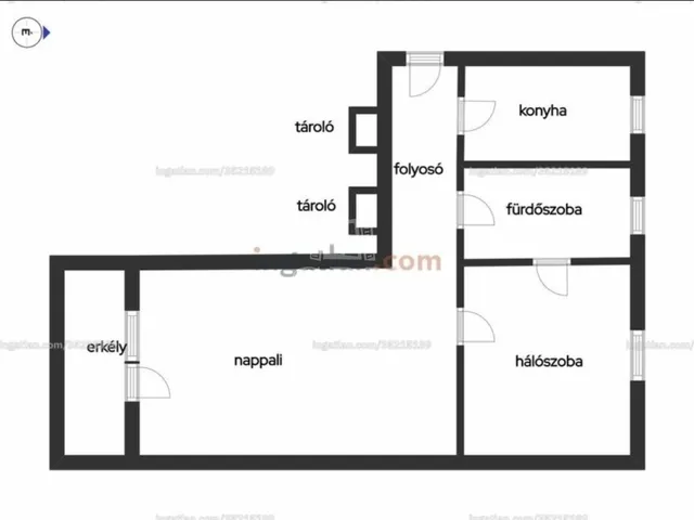 Eladó lakás Budapest IX. kerület 55 nm