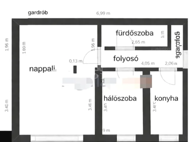 Eladó lakás Budapest XVI. kerület, Sashalom 42 nm