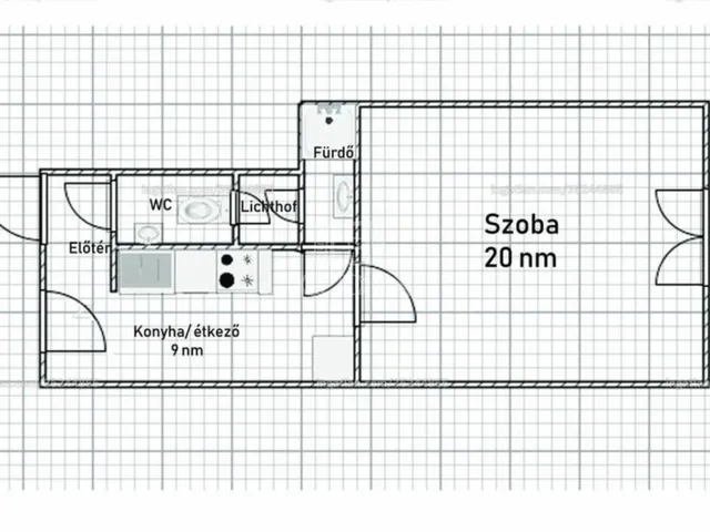 Eladó lakás Budapest IX. kerület 33 nm