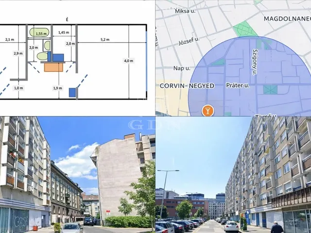 Eladó lakás Budapest VIII. kerület 41 nm