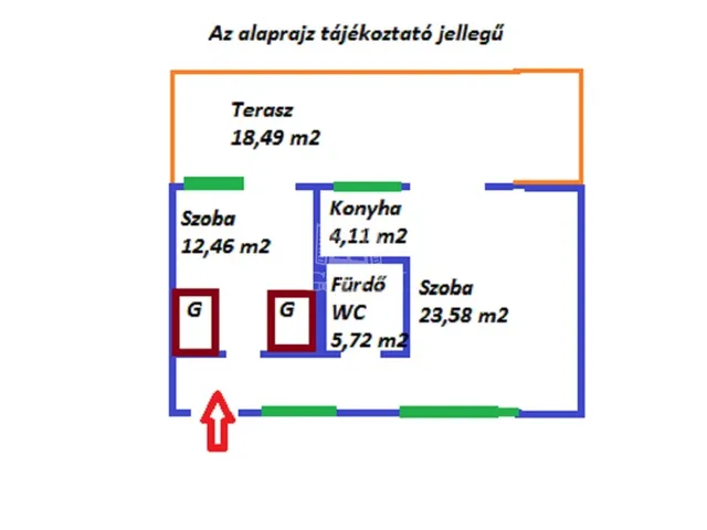 Eladó lakás Budapest IX. kerület 54 nm