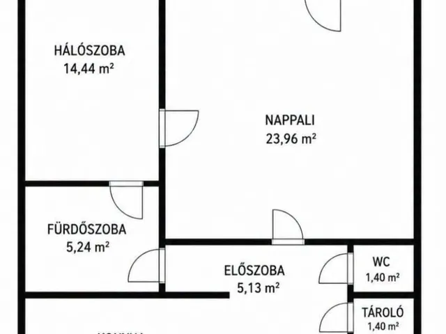 Eladó lakás Budapest XIII. kerület, Újlipótváros 57 nm