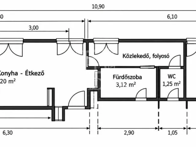 Eladó lakás Budapest VIII. kerület, Palotanegyed 35 nm