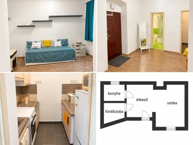 Eladó lakás Budapest XIII. kerület, Újlipótváros 25 nm