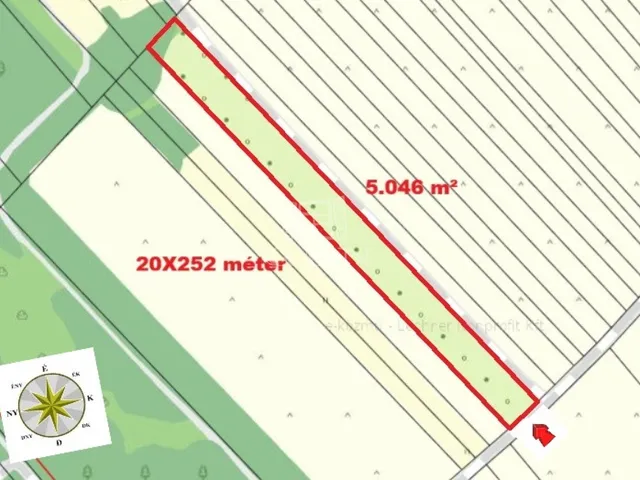 Eladó mezőgazdasági ingatlan Péteri 5046 nm