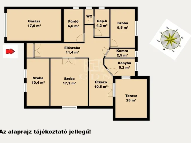 Eladó ház Inárcs 123 nm