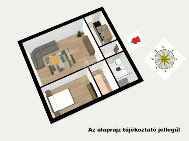 Eladó lakás Budapest XIV. kerület, Rákosfalva 46 nm