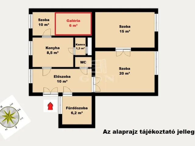 Eladó lakás Budapest V. kerület, Belváros 71 nm