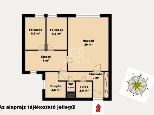 Eladó lakás Budapest XXI. kerület, Erdőalja 58 nm