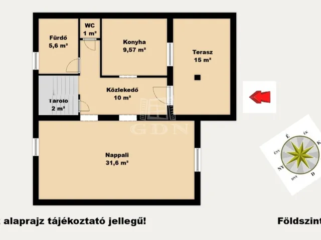 Eladó ház Csévharaszt 115 nm