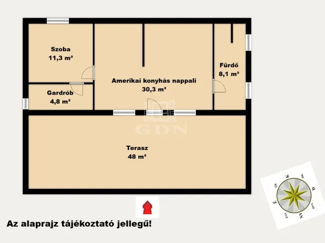 Eladó ház Csévharaszt 55 nm