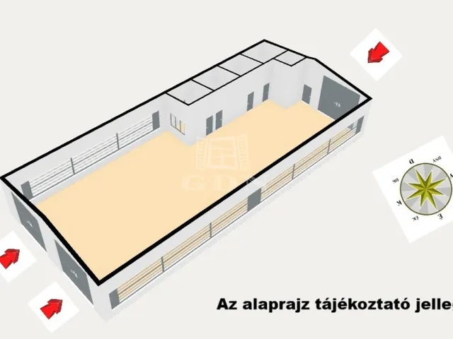 Kiadó kereskedelmi és ipari ingatlan Gomba 316 nm
