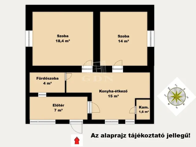 Eladó ház Nyáregyháza 60 nm