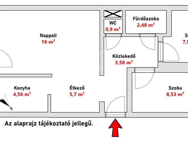 Eladó lakás Budapest XV. kerület 55 nm