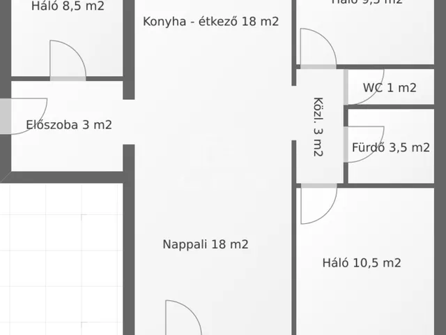 Eladó lakás Dunakeszi 74 nm