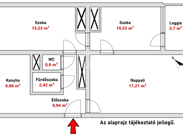 Eladó lakás Budapest XV. kerület 61 nm