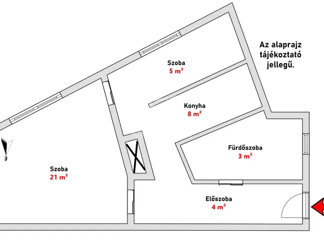 Eladó lakás Budapest XIII. kerület 41 nm