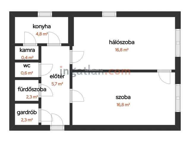 Kiadó lakás Budapest III. kerület, Filatorigát 51 nm