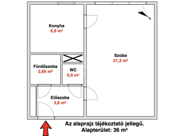 Eladó lakás Budapest IV. kerület 36 nm